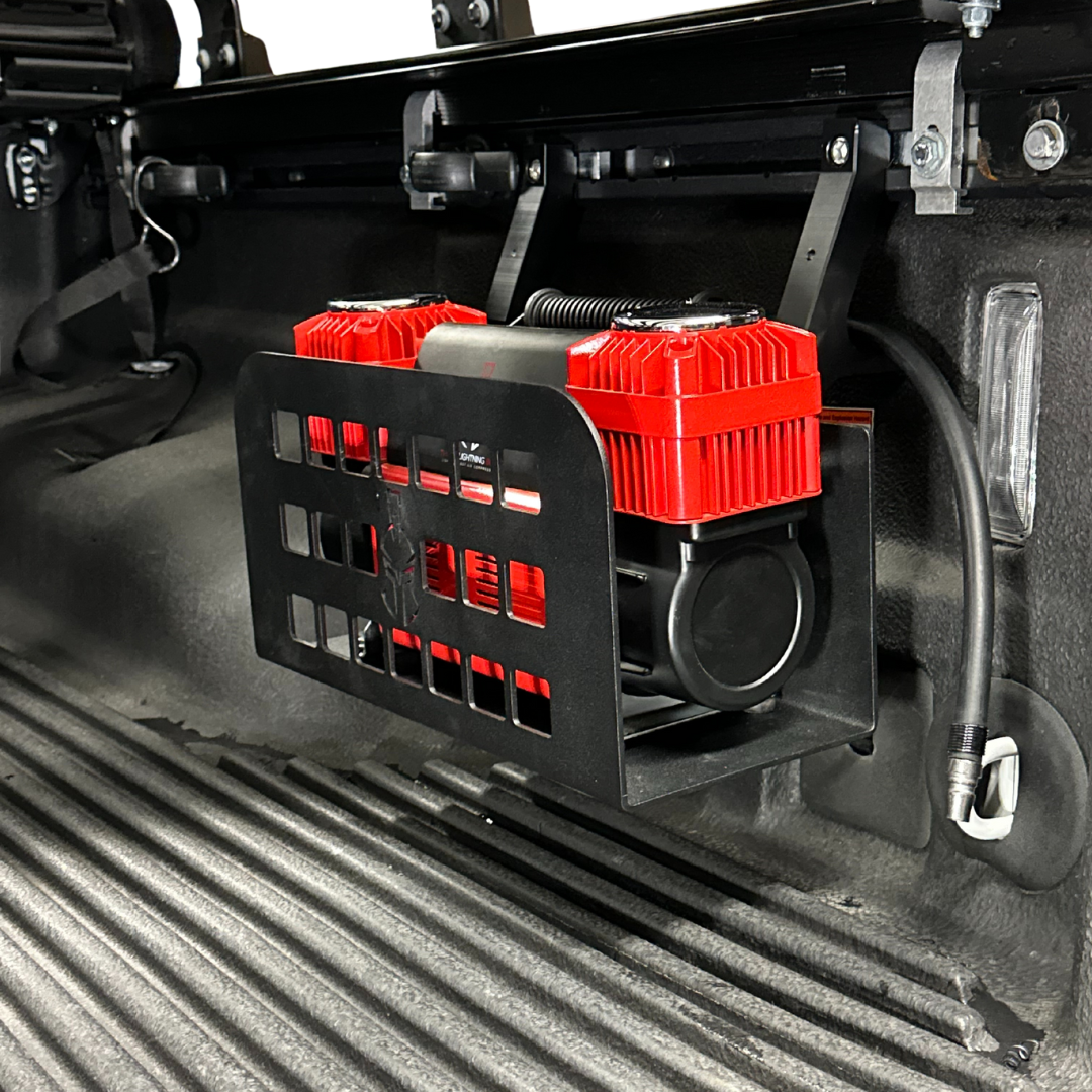 Thor's Lightning Refuge MOLLE Portable Air Compressor Mount for Jeep Gladiator JT 2020-Present Thor's Lightning Refuge MOLLE Portable Air Compressor Mount for Jeep Gladiator JT 2020-Present